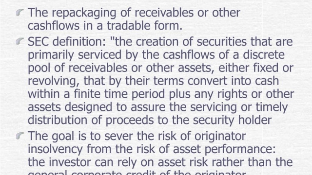 Unlocking Financial Security: Exploring Securitization Solutions in Switzerland